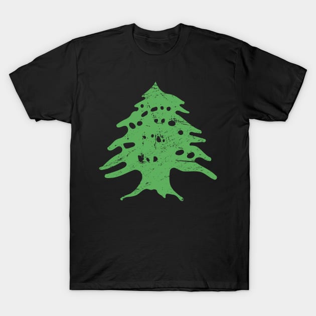 Flag Of Lebanon Cedar | Lebanese Graphic T-Shirt by MeatMan